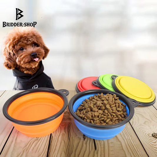 The Great Expandable Pup Chow Bowl: For When Your Dog's Snack Attack Needs Extra Space!