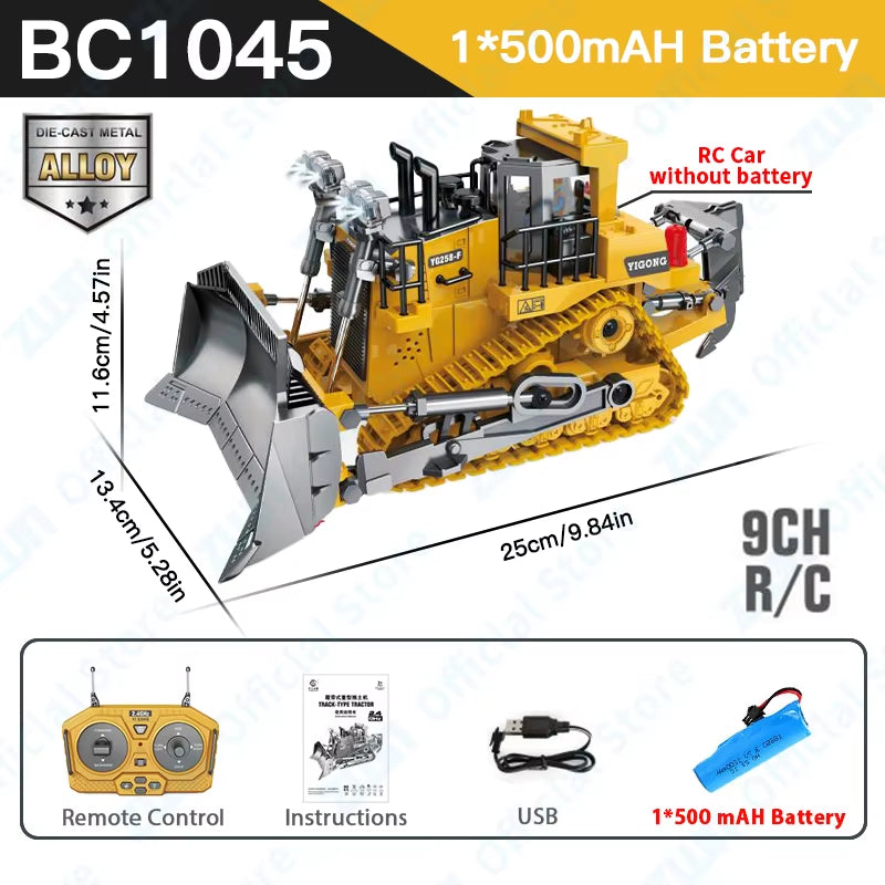 NYHET! 2.4G fjernstyrt gravemaskin dumper RC 