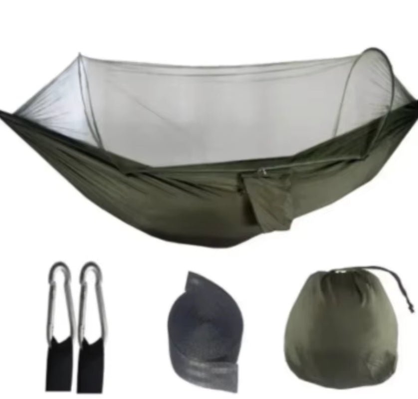 Outdoor Camping Hammock Hanging Bed with Mosquito Net