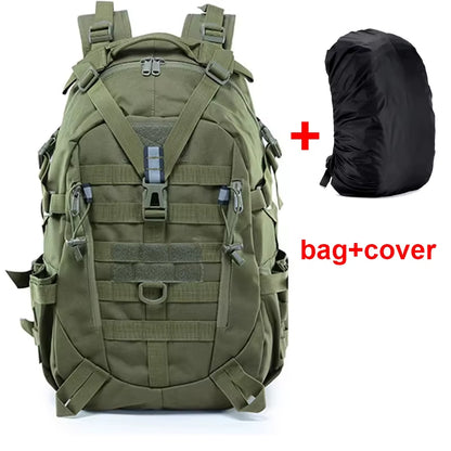 Camping Backpack Men'S Bag Travel Bags Tactical Molle Climbing Rucksack Hiking Outdoor Reflective Shoulder Fishing Laptop Bag