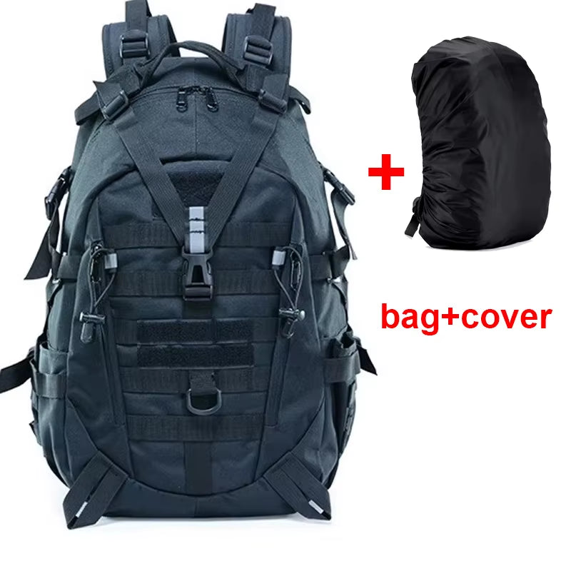 Camping Backpack Men'S Bag Travel Bags Tactical Molle Climbing Rucksack Hiking Outdoor Reflective Shoulder Fishing Laptop Bag