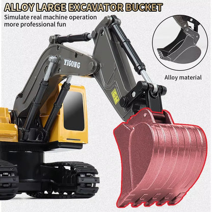 NYHET! 2.4G fjernstyrt gravemaskin dumper RC 