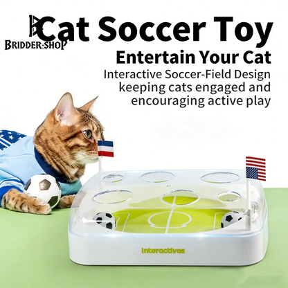 Feline FIFA Frenzy: The Ultimate Soccer Field for Purr-fect Playtime and Catnip Fun!