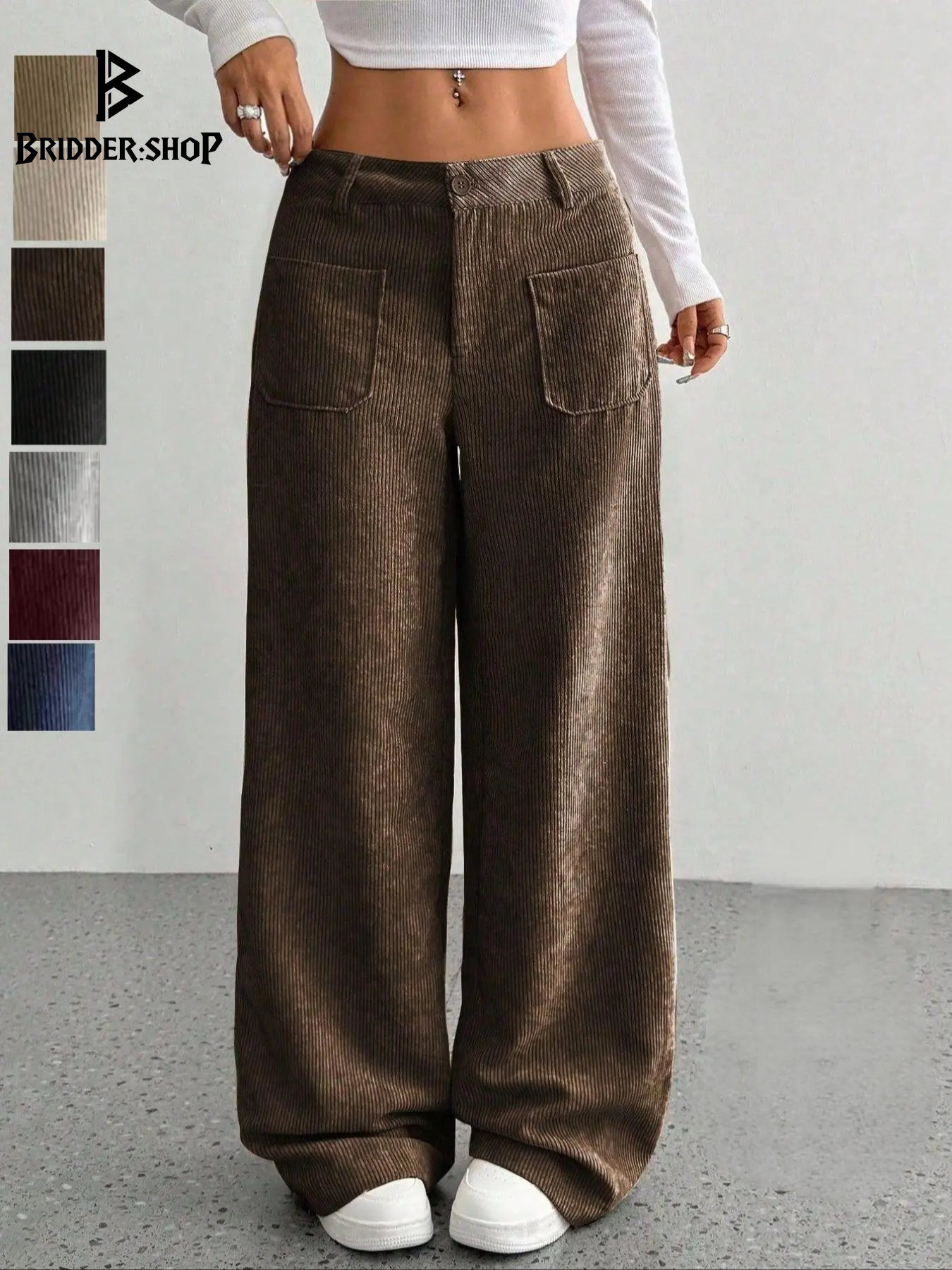 Revolutionary Comfort: Multi-Pocketed Wide-Leg Trousers for Ultimate Relaxation!