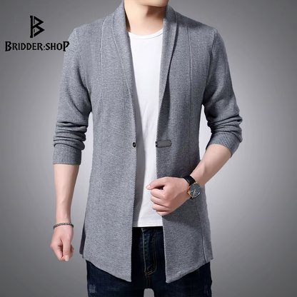 Manly Hug Sweater: The Ultimate Cardigan for Spring and Autumn Adventures (Now with Extra Buttons for Awkward Moments!)