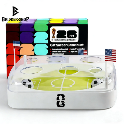 Feline FIFA Frenzy: The Ultimate Soccer Field for Purr-fect Playtime and Catnip Fun!
