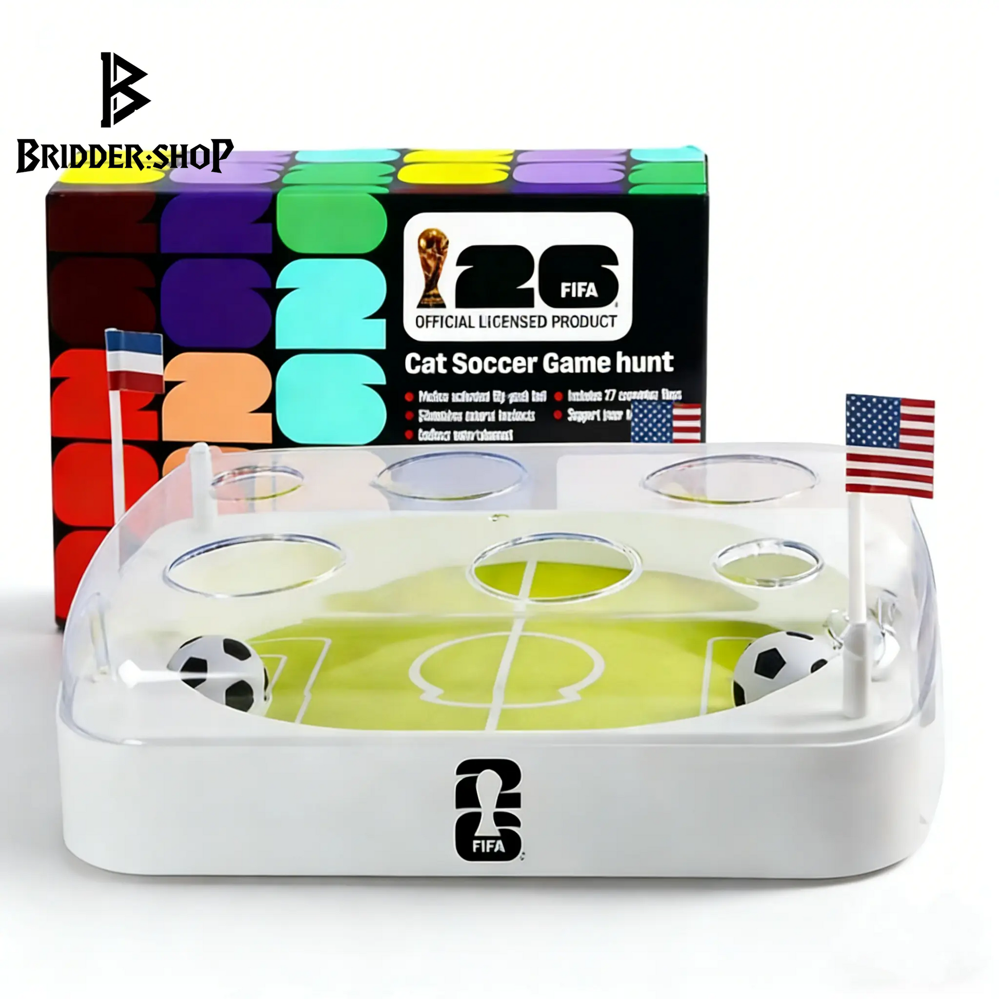Feline FIFA Frenzy: The Ultimate Soccer Field for Purr-fect Playtime and Catnip Fun!