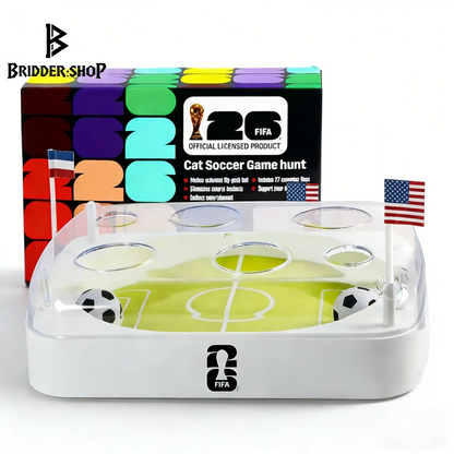 Feline FIFA Frenzy: The Ultimate Soccer Field for Purr-fect Playtime and Catnip Fun!