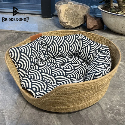 Furry Fortress: The Comfiest Cat Cave & Dog Dream Den with a Waterproof Sleeping Bag for Pawsitive Naps!