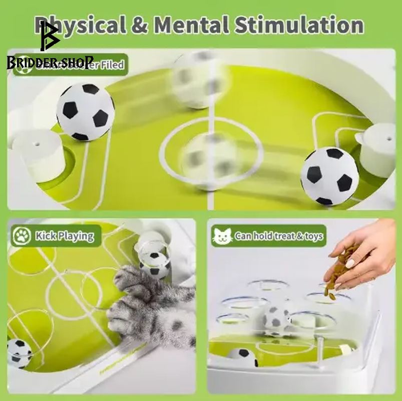 Feline FIFA Frenzy: The Ultimate Soccer Field for Purr-fect Playtime and Catnip Fun!