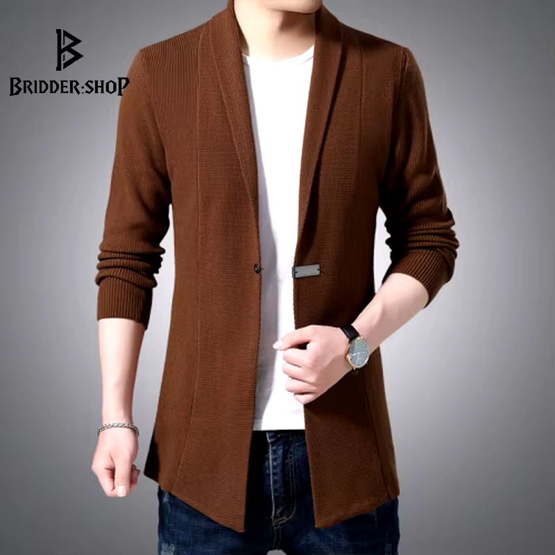 Manly Hug Sweater: The Ultimate Cardigan for Spring and Autumn Adventures (Now with Extra Buttons for Awkward Moments!)