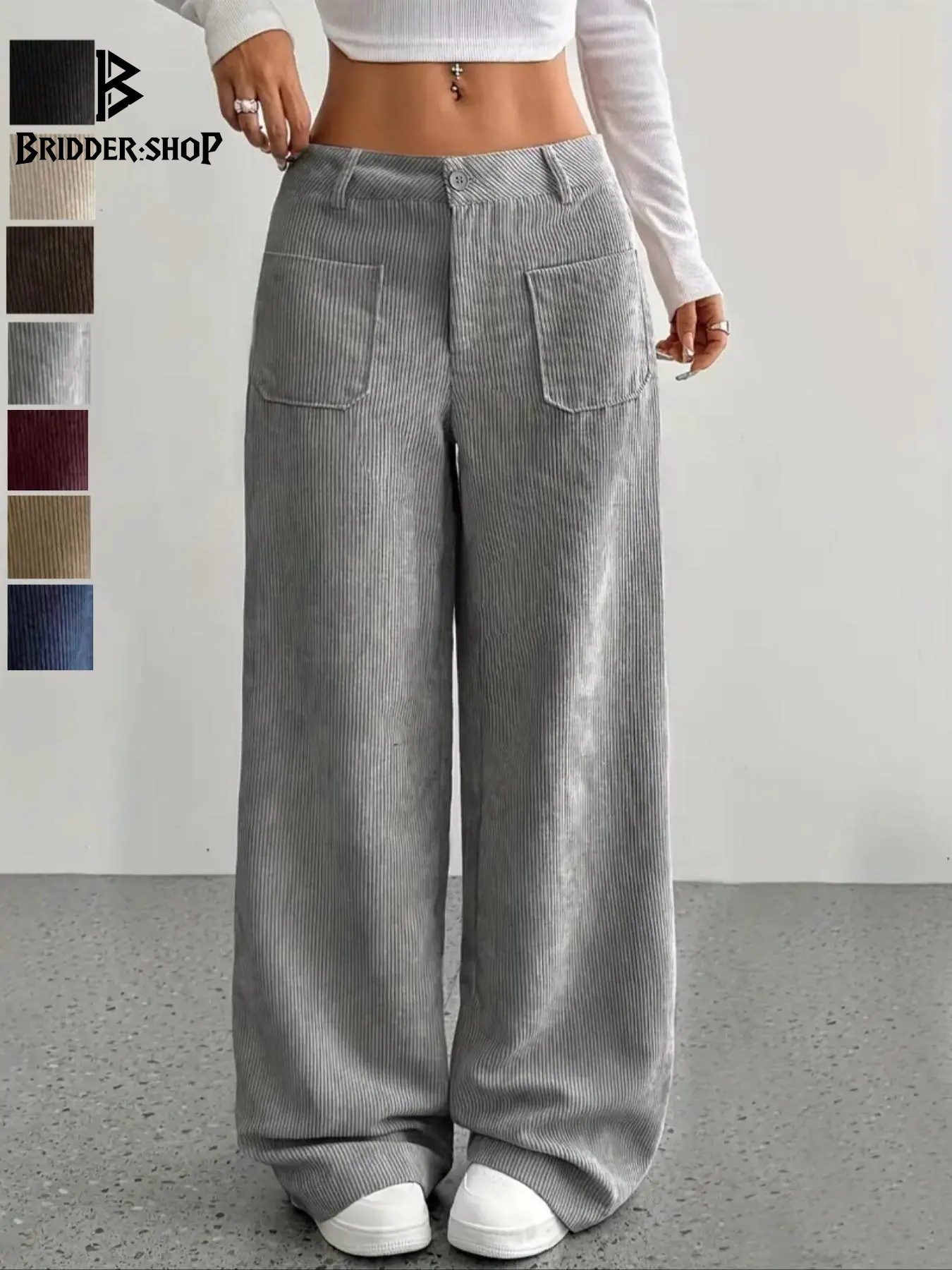 Revolutionary Comfort: Multi-Pocketed Wide-Leg Trousers for Ultimate Relaxation!
