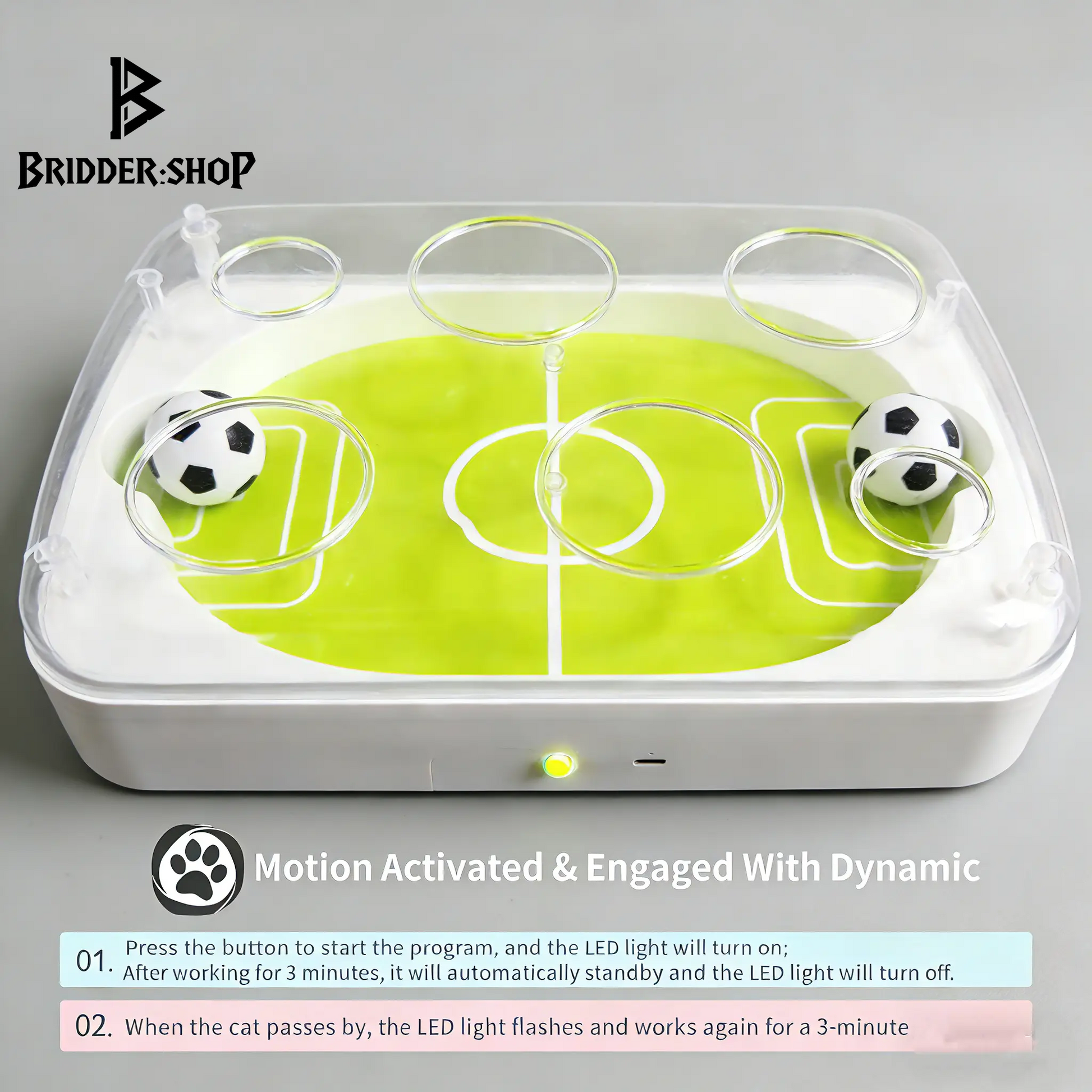 Feline FIFA Frenzy: The Ultimate Soccer Field for Purr-fect Playtime and Catnip Fun!