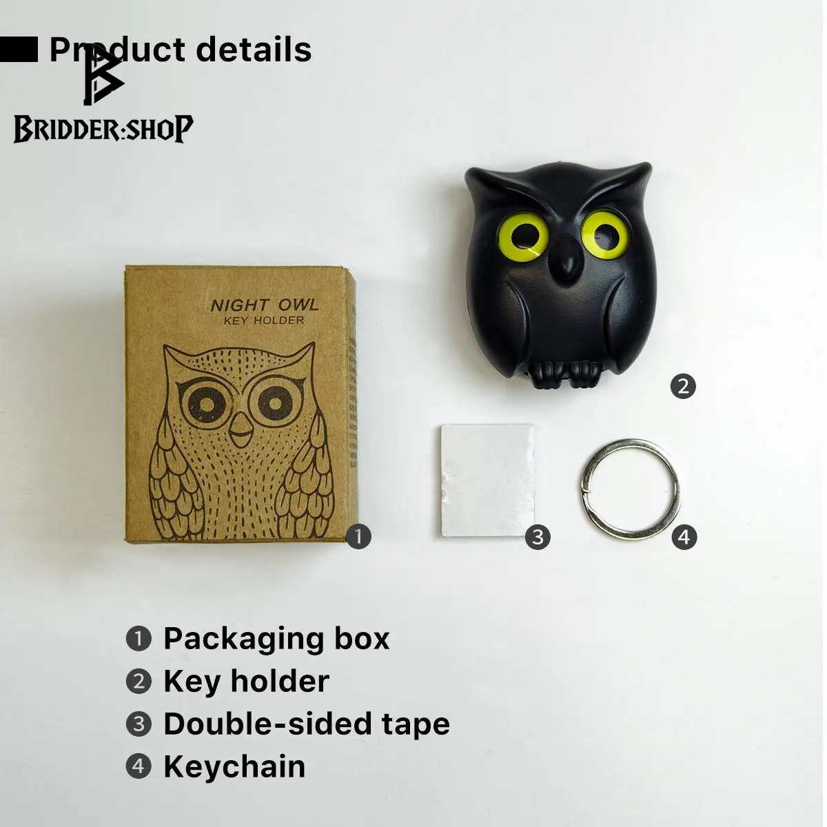 Meet Hooty McKeyHook: Your Adorable Owl Key Holder That Keeps Your Keys Safe and Sound!