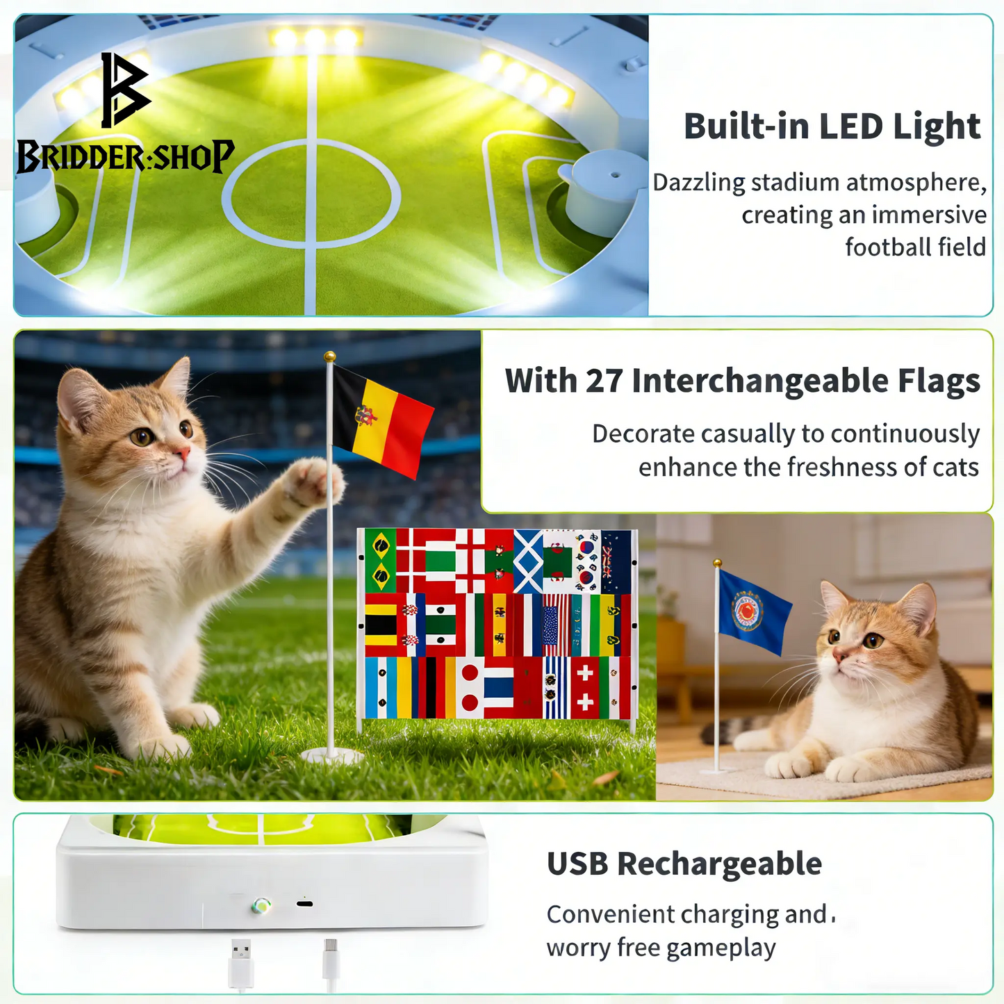 Feline FIFA Frenzy: The Ultimate Soccer Field for Purr-fect Playtime and Catnip Fun!