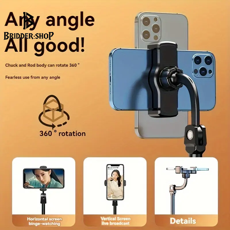 Ultimate Smartphone Stand: Adjustable, Waterproof, Perfect for Selfies, Gaming, and Boosting Productivity!