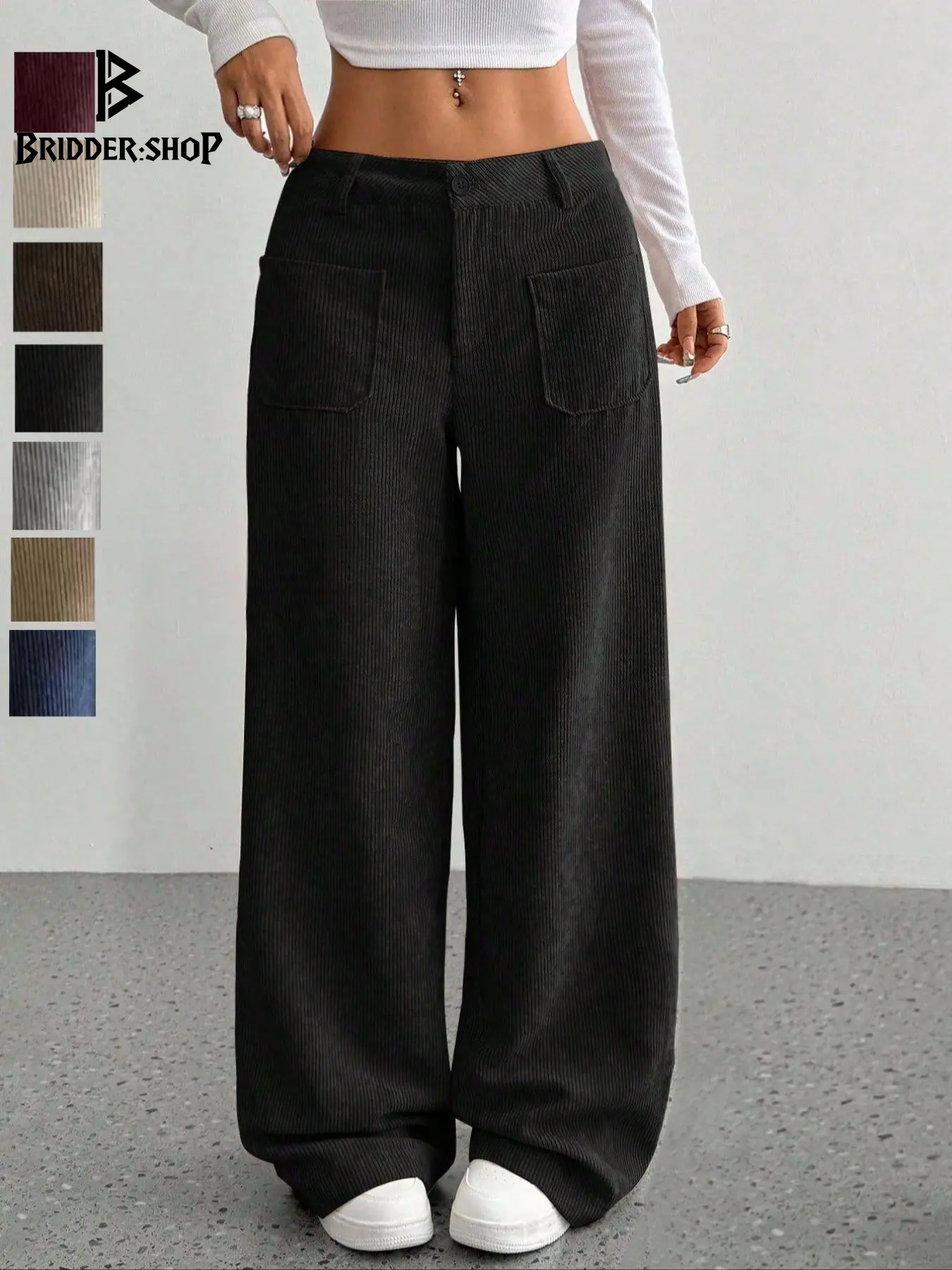 Revolutionary Comfort: Multi-Pocketed Wide-Leg Trousers for Ultimate Relaxation!