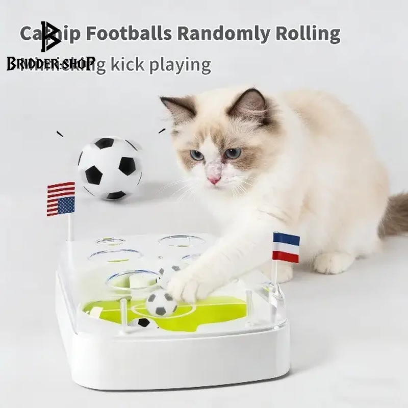 Feline FIFA Frenzy: The Ultimate Soccer Field for Purr-fect Playtime and Catnip Fun!